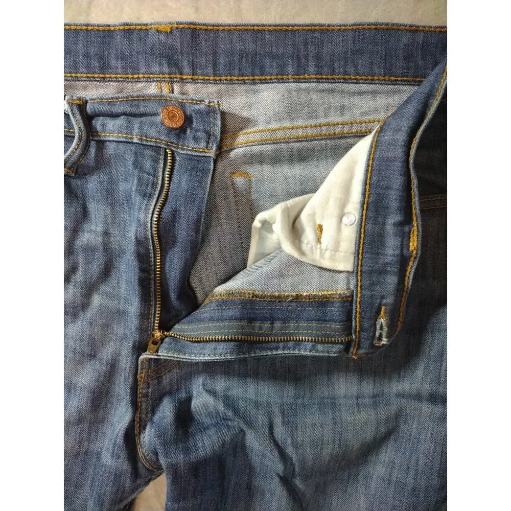 Levi's 510 Skinny Jeans Mens 36X34 Medium Wash Stretch Mid Rise Preppy Casual